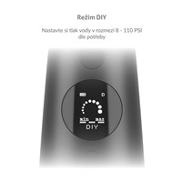 TrueLife AquaFloss Compact C300 Black - ústní sprcha
