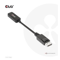 Club3D Adaptér aktivní DisplayPort 1.4 na HDMI 4K120Hz/8K60Hz HDR (M/F), černá