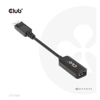 Club3D Adaptér aktivní DisplayPort 1.4 na HDMI 4K120Hz/8K60Hz HDR (M/F), černá