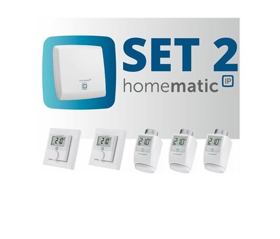 Homematic IP  Sada vytápění (byt 2+1) - HmIP-SET2