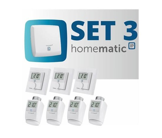 Homematic IP  Sada vytápění (byt 3+1) - HmIP-SET3