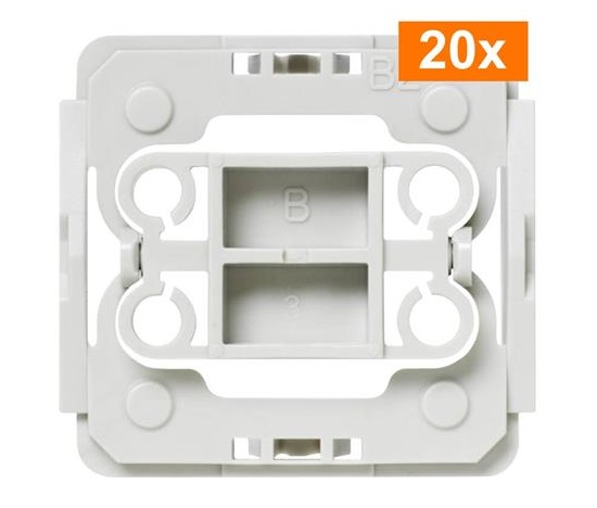 Homematic IP  Adaptér Berker B2, set 20ks - EQ3-ADA-B2-20