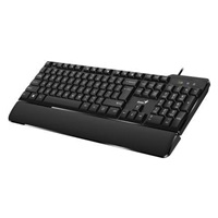 GENIUS klávesnice KB-100XP, Drátová, Ergo předložka, USB, CZ+SK layout