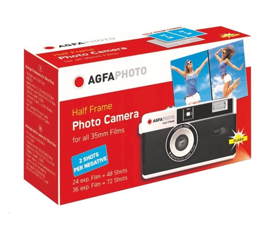 AgfaPhoto Half Frame Photo Camera 35mm black