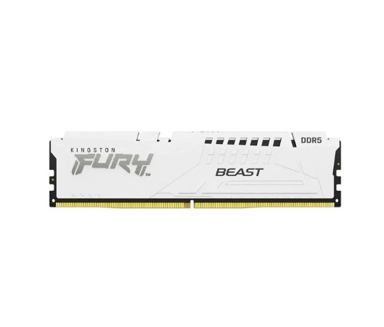 KINGSTON DIMM DDR5 128GB (Kit of 4) 5200MT/s CL40 FURY Beast White XMP