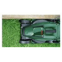 BOSCH EasyMower 18V-32-200, akumulátorová sekačka na trávu, 18 V, šířka střihu 32 cm, výška střihu 20–60 mm, aku 4.0 Ah