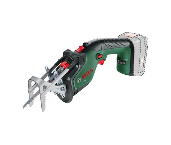 BOSCH Keo, akumulátorová zahradní pilka, 18 V, průměr řezu s rukojetí 60 mm, průměr řezu bez rukojeti 80 mm