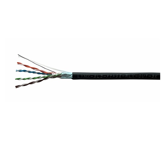 Venkovní stíněný instalační kabel LYNX Cat5E, FTP, PE - REELEX AIR 305m