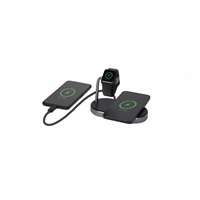 VERBATIM Bezdrátová nabíječka 3v1 Qi MFi pro IPhone a Apple Watch + QC 3.0 Nabíječka WCS-02