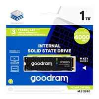 GOODRAM SSD PX600 500GB, PCIe Gen4x4, M.2 2280, (R:5000/W:1700MB/s)