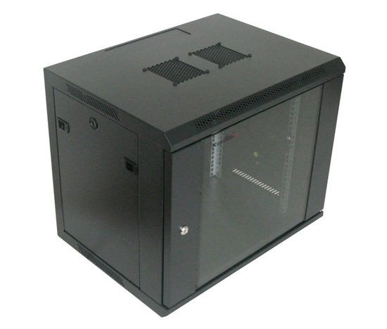 XtendLan 19" nástěnný rozvaděč 9U 600x600 - rozložený