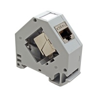 XtendLan držák na DIN lištu pro keystone