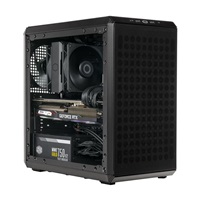 Cooler Master case MasterBox Q300L V2, mATX, Průhledná bočnice, 1x 120mm Fan, Černá