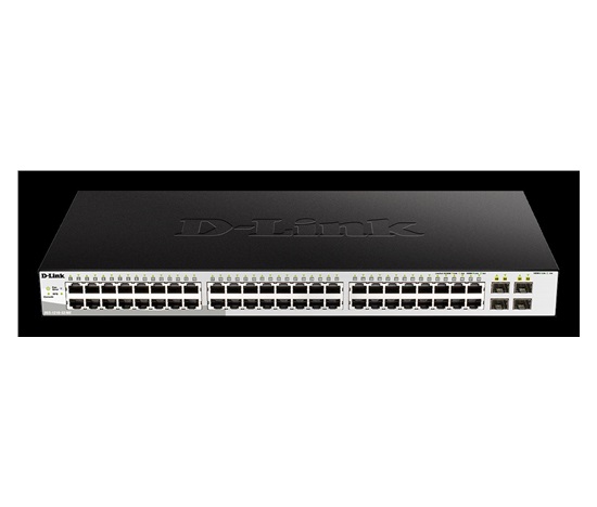 D-Link DGS-1210-52/ME/E 48-Port 10/100/1000BASE-T + 4-Port 1 Gbps SFP Ports Metro Ethernet