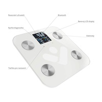 TrueLife FitScale W6 BT - Bioelektrická impedanční bluetooth váha - bílá
