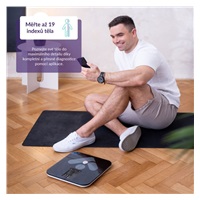 TrueLife FitScale W7 BT - Bioelektrická impedanční bluetooth váha - černá