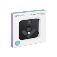 TrueLife FitScale W7 BT - Bioelektrická impedanční bluetooth váha - černá