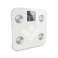 TrueLife FitScale W7 BT - Bioelektrická impedanční bluetooth váha - bílá