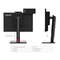 LENOVO LCD TIO 24 Gen5 - 23.8",IPS,matný,16:9,1920x1080 touch,178/178,4/6,250cd/m2,1000:1,DP,USB,VESA,Pivot,repro,cam