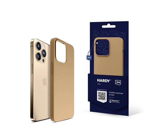 3mk Hardy Silicone MagCase pro Apple iPhone 13 Pro Max, Gold