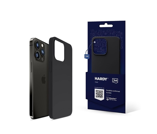 3mk Hardy Silicone MagCase pro Apple iPhone 14 Pro, Graphite