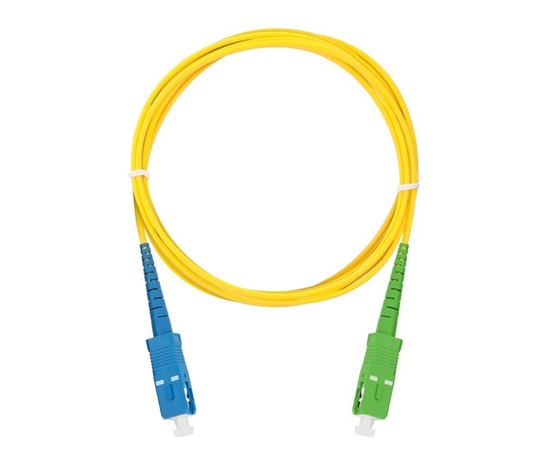 XtendLan simplexní patch kabel SM 9/125, OS2, SC-SC(APC), LS0H, 3m