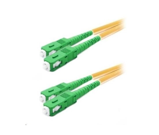 XtendLan duplexní patch kabel SM 9/125, OS2, SC(APC)-SC(APC), LS0H, 2m