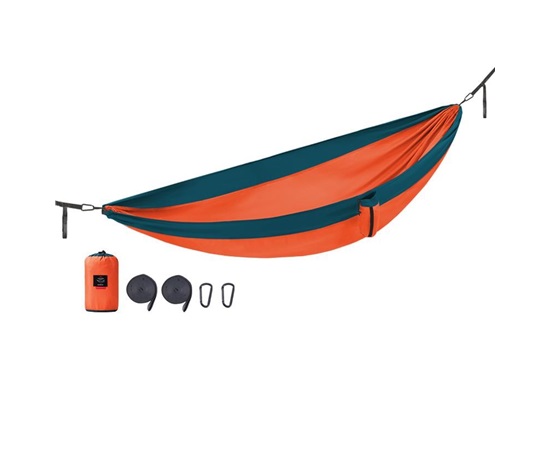 Naturehike hamaka s popruhem k uchycení pro 2 osobu 700g - oranžová