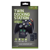 VENOM VS2891 Xbox 360 Black Twin Docking Station + 2 batteries