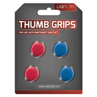 VENOM VS4918 Nintendo Switch Thumb Grips (4x) - Red and Blue