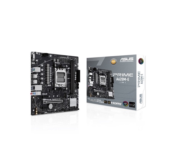 ASUS MB Sc AM5 PRIME A620M-E-CSM, AMD A620, 2xDDR5, 1xHDMI, 1xDP, 1xVGA, mATX