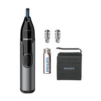 Philips NT3650/16 zastřihovač, na chloupky v nose, chloupky v uších, obočí, voděodolný, 2 nástavce, na baterie
