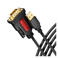 AXAGON ADS-1PSN, USB-A 2.0 - sériový RS-232 DB9-M Prolific adaptér / kabel 1.5m