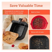 Cosori Papírové formy pro horkovzdušné fritézy 100ks (20cm - 4.5-6L)