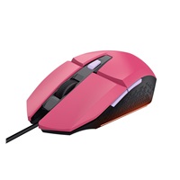 TRUST myš GXT 109P FELOX Gaming Mouse, optická, USB, růžová
