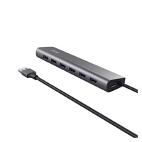TRUST rozbočovač HALYX, 7portový rozbočovač USB 3.2 Gen1