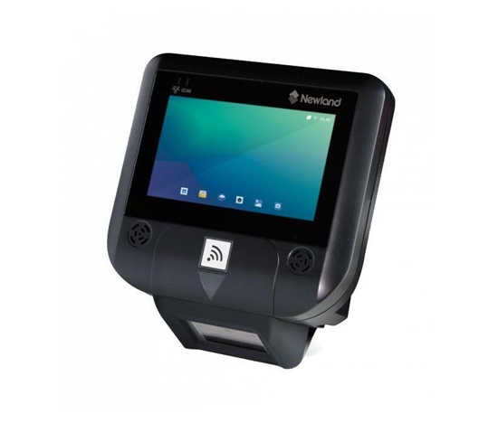 Newland NQuire 351 Skate Customer information terminal with 4.3" Touch Screen, 2D CMOS engine