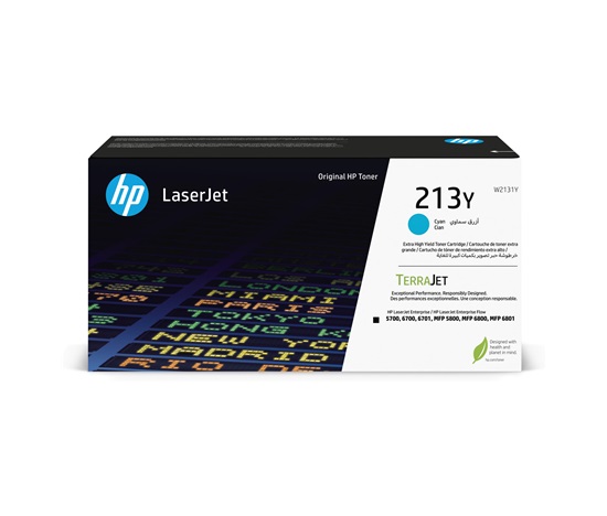 HP 213Y Cyn Original LaserJet Toner Crtg (12,000 pages)