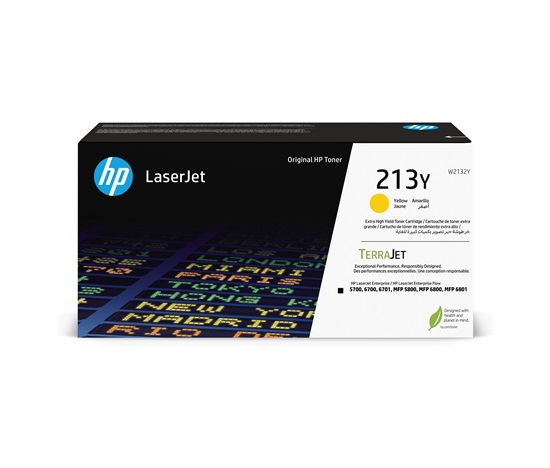 HP 213Y Ylw Original LaserJet Toner Crtg (12,000 pages)