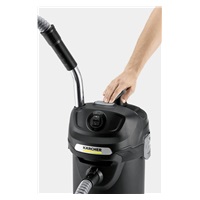 Karcher AD 4 Premium vysavač na popel, 600 W, kovová nádoba 17 l, kovový filtr, pozinkovaná sací hadice