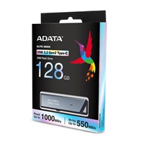 ADATA Flash Disk 128GB UE800, USB 3.2 USB-C, Elite drive, šedá