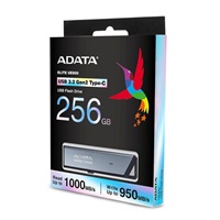 ADATA Flash Disk 256GB UE800, USB 3.2 USB-C, Elite drive, šedá