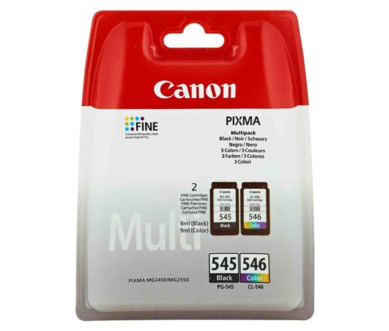 Canon CARTRIDGE PG-545/CL-546 PVP pro PIXMA TR455x, MG2x50, MG255xS, TS205, TS305, TS335x (180 str.)