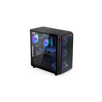 Endorfy skříň Arx 700 ARGB / ATX / 4x 140 ARGB fan (až 8 fans) / 2x USB / USB-C / mesh p. / tvrzené sklo / černá