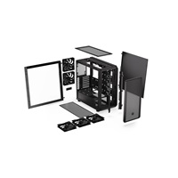 ENDORFY Case Arx 700 ARGB, Průhledná bočnice, ATX, 4x140mm ARGB Fan, černá