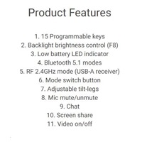 DELL KLÁVESNICA Premier Collaboration Keyboard - KB900 - US International (QWERTY)