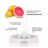 Lauben Electric Citrus Juicer 110WT - odšťavňovač