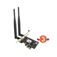 Tenda E33 Wireless AX5400 PCI Express Adapter, WiFi 6E, 802.11ax/ac/a/b/g/n, 5378Mbps