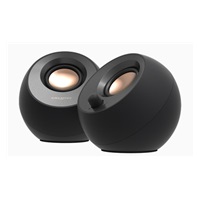 Creative PEBBLE V3, stolní 2.0 reproduktory s USB-C a Bluetooth 5.0 - černé