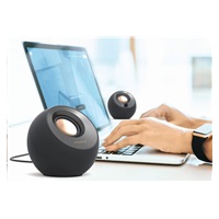 Creative PEBBLE V3, stolní 2.0 reproduktory s USB-C a Bluetooth 5.0 - černé